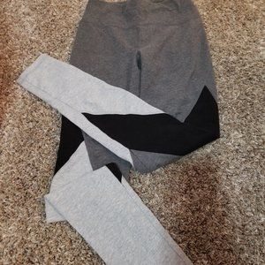 Black and Grey Leggings
